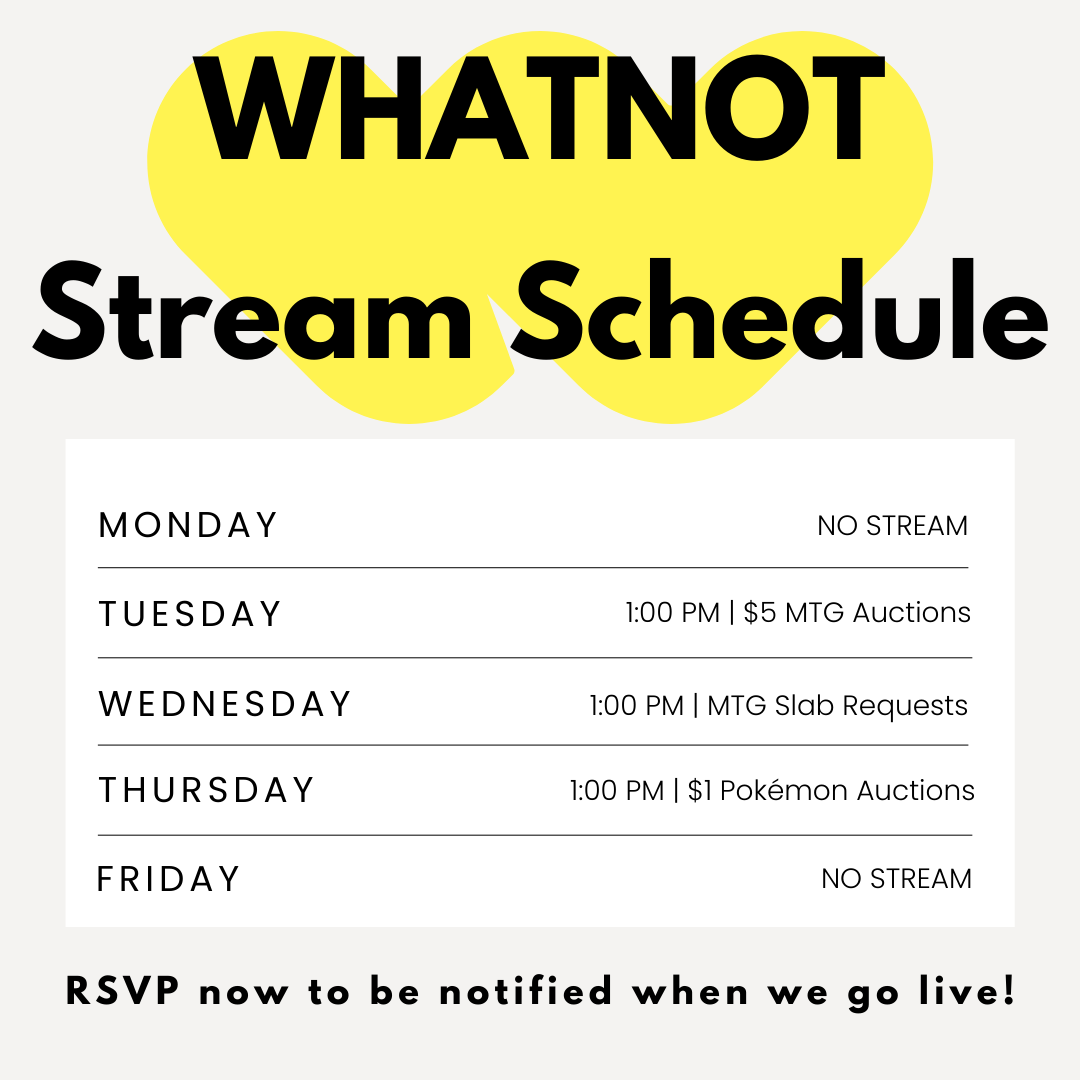 stream schedule