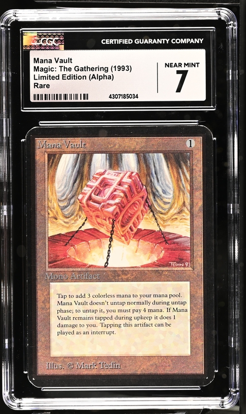 MANA VAULT Alpha Rare CGC 7 NM Vintage MTG